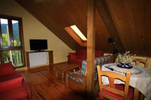 TV a/nebo společenská místnost v ubytování Hotel, Bungalows y Camping Viu