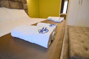 Voodi või voodid majutusasutuse Monte Mare Hotel toas