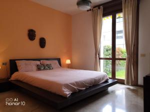 Ein Bett oder Betten in einem Zimmer der Unterkunft Casa sul mare Adriatico