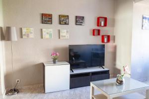 TV a/nebo společenská místnost v ubytování Apartamento Cardenal