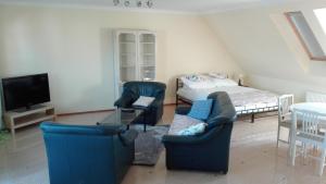 Posedenie v ubytovaní Apartament 150m2 SZCZYTNO Mazury City CENTER Lake View