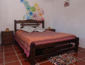 Ένα ή περισσότερα κρεβάτια σε δωμάτιο στο Sistarasta