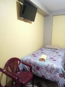 Postel nebo postele na pokoji v ubytování Sami House