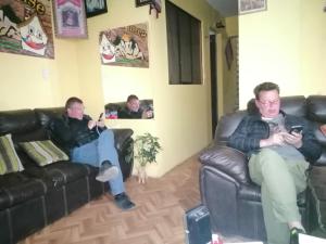Posezení v ubytování Sami House