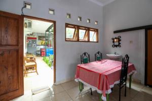 Dining area in a vendégházakat