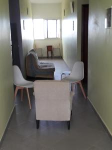 Appartement vue sur mer的休息区