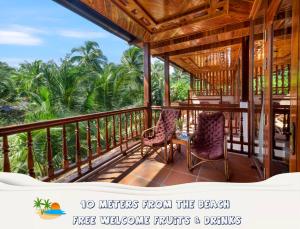Balkón nebo terasa v ubytování Coco Palm Beach Resort