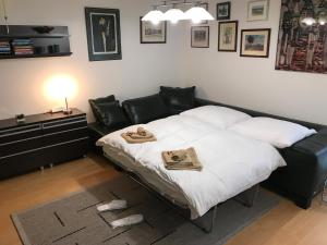 Postel nebo postele na pokoji v ubytování Apartmán Astor