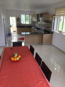 Kuchyň nebo kuchyňský kout v ubytování Villa Salo