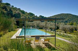 Πισίνα στο ή κοντά στο Castello Ginori Di Querceto