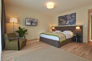 Posteľ alebo postele v izbe v ubytovaní Alpeiner - Nature Resort Tirol