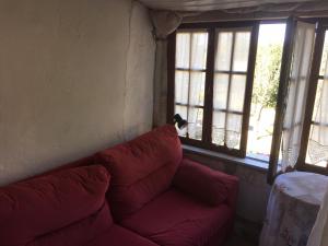 Zona de estar de casa das pombas