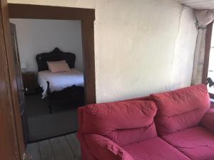 Zona de estar de casa das pombas