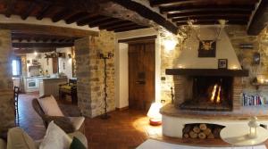 A seating area at Villa Acadirospi