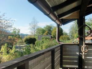 Ein Balkon oder eine Terrasse in der Unterkunft Ferienwohnung Salettl