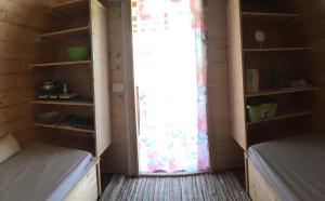 A bed or beds in a room at casa cologna glamping