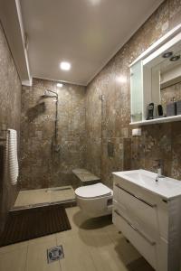 Ett badrum på Mecavnik Resort