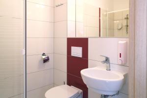 Koupelna v ubytování Arche Hotel Siedlce
