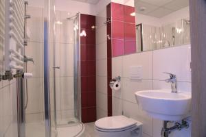 Koupelna v ubytování Arche Hotel Siedlce