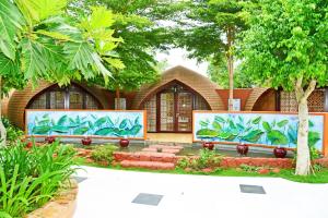 Con Khuong Resort Can Tho外面的花园