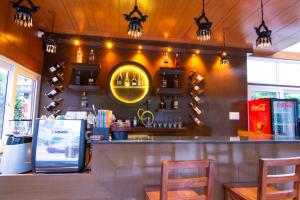 Ο χώρος του lounge ή του μπαρ στο Hotel Lake Star