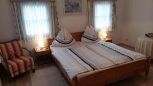 Ένα ή περισσότερα κρεβάτια σε δωμάτιο στο Ferienhaus Groß