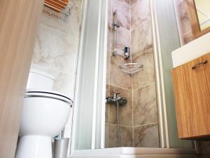 Koupelna v ubytování Rebioz Hotel