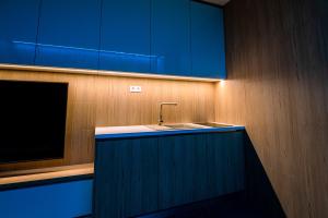 Kuchyňa alebo kuchynka v ubytovaní Apartment Luna Hrebienok C108