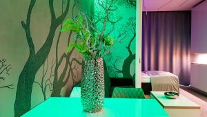 A seating area at Apartment Luna Hrebienok C111