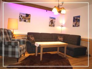 Posezení v ubytování Alpen Chalet ELLMAU Zentrum