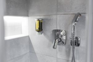 Koupelna v ubytování Garni Hotel Cirman