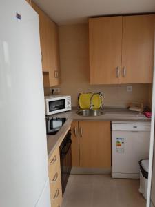 Kuchyňa alebo kuchynka v ubytovaní Apartamentos HELA
