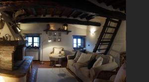A seating area at Villa Acadirospi