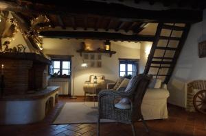 A seating area at Villa Acadirospi