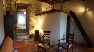 A seating area at Villa Acadirospi