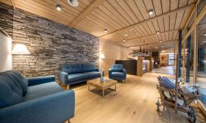 Posezení v ubytování Gadmer Lodge - dein Zuhause in den Bergen