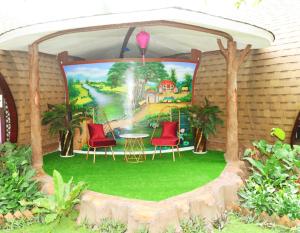 Con Khuong Resort Can Tho外面的花园
