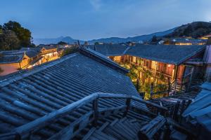 山景或在旅馆看到的山景