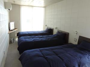 Postel nebo postele na pokoji v ubytování Umi no Yado Umikaze