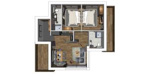 Chalet´s Alpenjuwel平面图