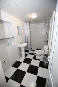 Vonios kambarys apgyvendinimo įstaigoje Guest House Zatika