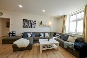 A seating area at Le Monde Apartment Bratislava - amazing 5BDR in downtown