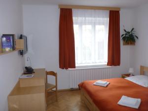TV a/nebo společenská místnost v ubytování Hotel Garni Rambousek