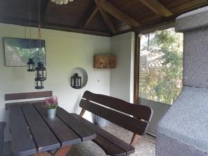 Posezení v ubytování 4 STRONY ŚWIATA Pokoje i Apartamenty