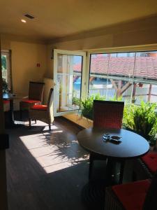 A seating area at Hotel Orlan