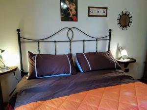 Postel nebo postele na pokoji v ubytování La Chiave del Gufo - Castel di Sangro