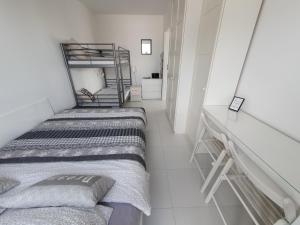 Posteľ alebo postele v izbe v ubytovaní Horyzont