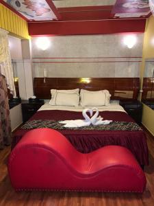 Postel nebo postele na pokoji v ubytování Hotel Manantial No,001
