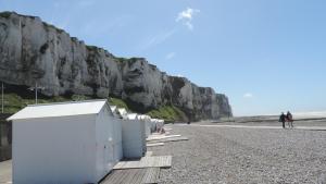 Photo de la galerie de l'établissement FRONT DE MER ET FALAISE 317 1er Étage Lit fait WifI, au Tréport