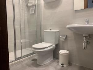 Koupelna v ubytování Hotel Siglo XVIII